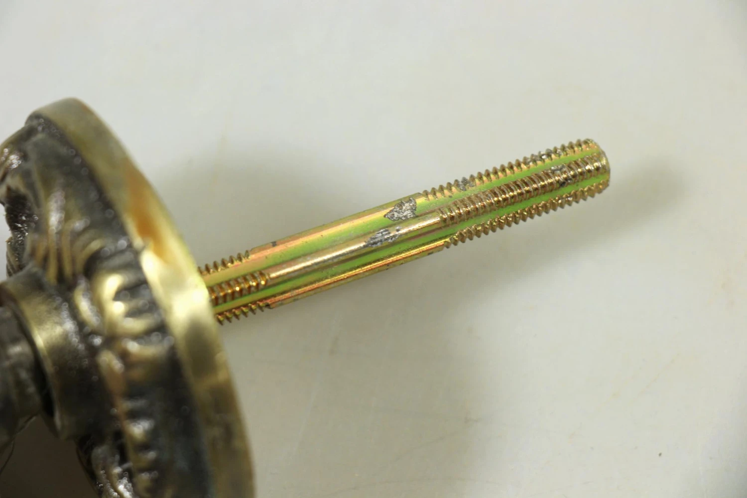 Ornate Cast Brass French Door Lever Set 10 Ornate Cast Brass French Door Lever Set - Image 8