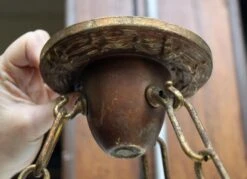 Original Spun Opaline Glass Shade Up Pendant Light 11 Original Spun Opaline Glass Shade Up Pendant Light -OGT Sale Store l212338 05