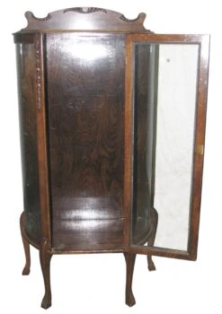 Antique Victorian Tiger Oak Curio Cabinet -OGT Sale Store l212888 07
