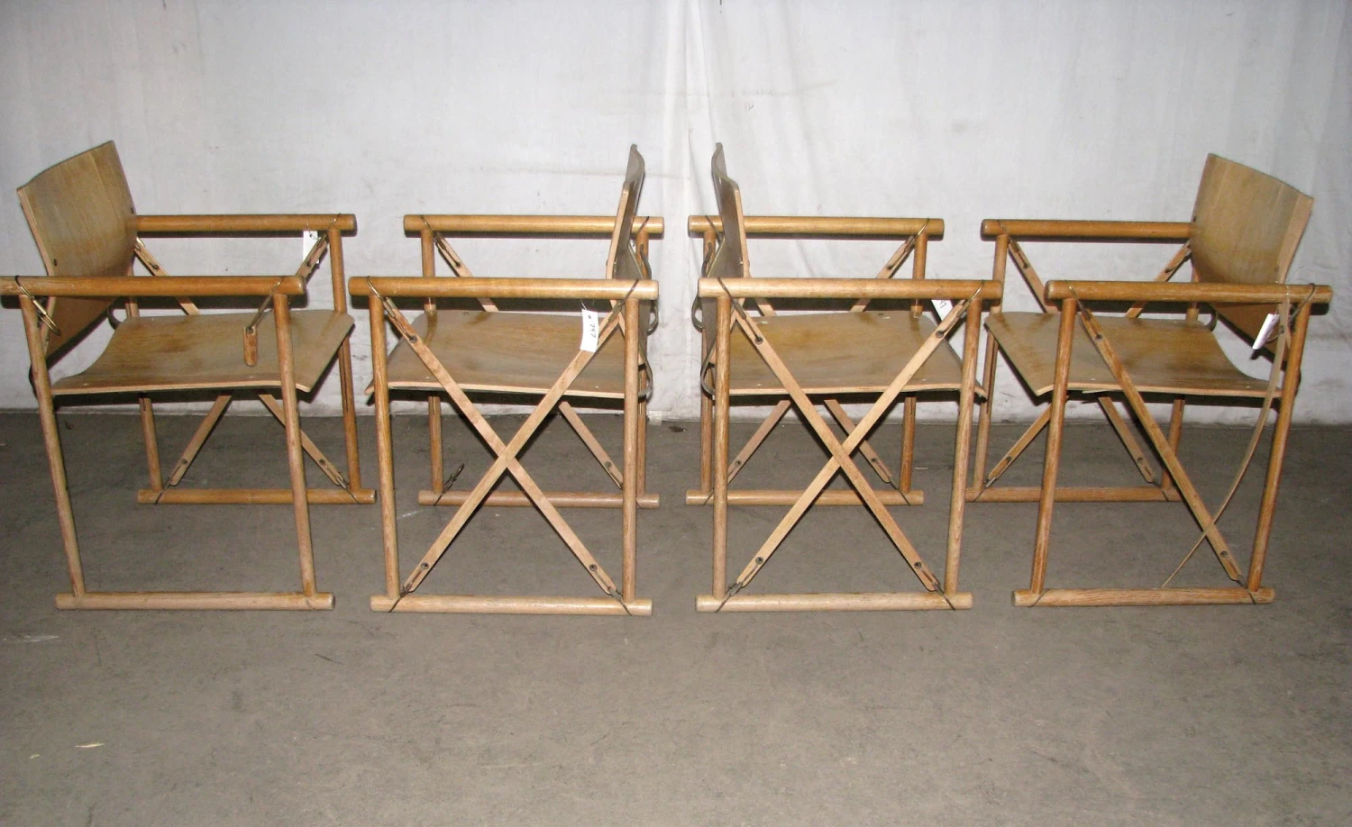 Set Of Mid Century Bamboo Arm Chairs 8 Set Of Mid Century Bamboo Arm Chairs - Image 6