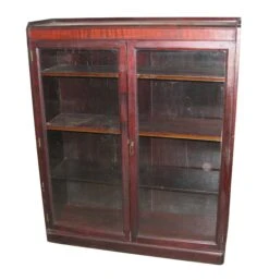Antique Classic Mahogany Display Cabinet With Four Shelves -OGT Sale Store l213039 11