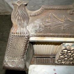 Antique Cast Iron Kozze Fireplace Heating Element -OGT Sale Store l213063 04