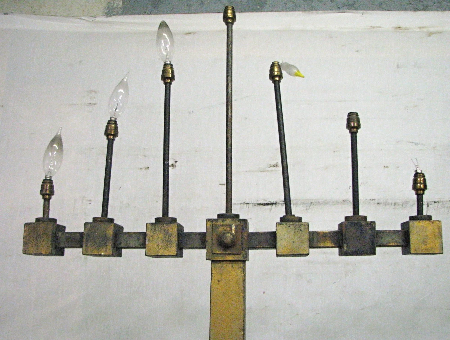 Pair Of Arts & Crafts Iron Light Floor Lamps 6 Pair Of Arts & Crafts Iron Light Floor Lamps - Image 4