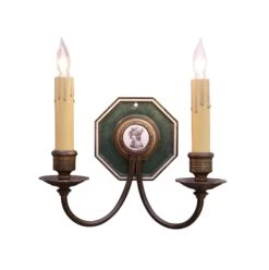 Pair Of Rare Antique Caldwell Victorian Figural Wall Sconces 11 Pair Of Rare Antique Caldwell Victorian Figural Wall Sconces -OGT Sale Store l213813 04