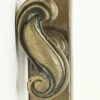 Antique Swirl Bolt Knob With Back Plate -OGT Sale Store levers antique swirl bolt knob with back plate n248176