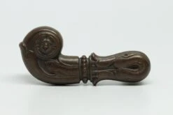 Art Nouveau Bronze Lever Knob