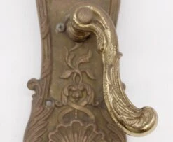Antique Art Nouveau Brass Entry Door Lever Set 11 Antique Art Nouveau Brass Entry Door Lever Set -OGT Sale Store levers for sale k195413