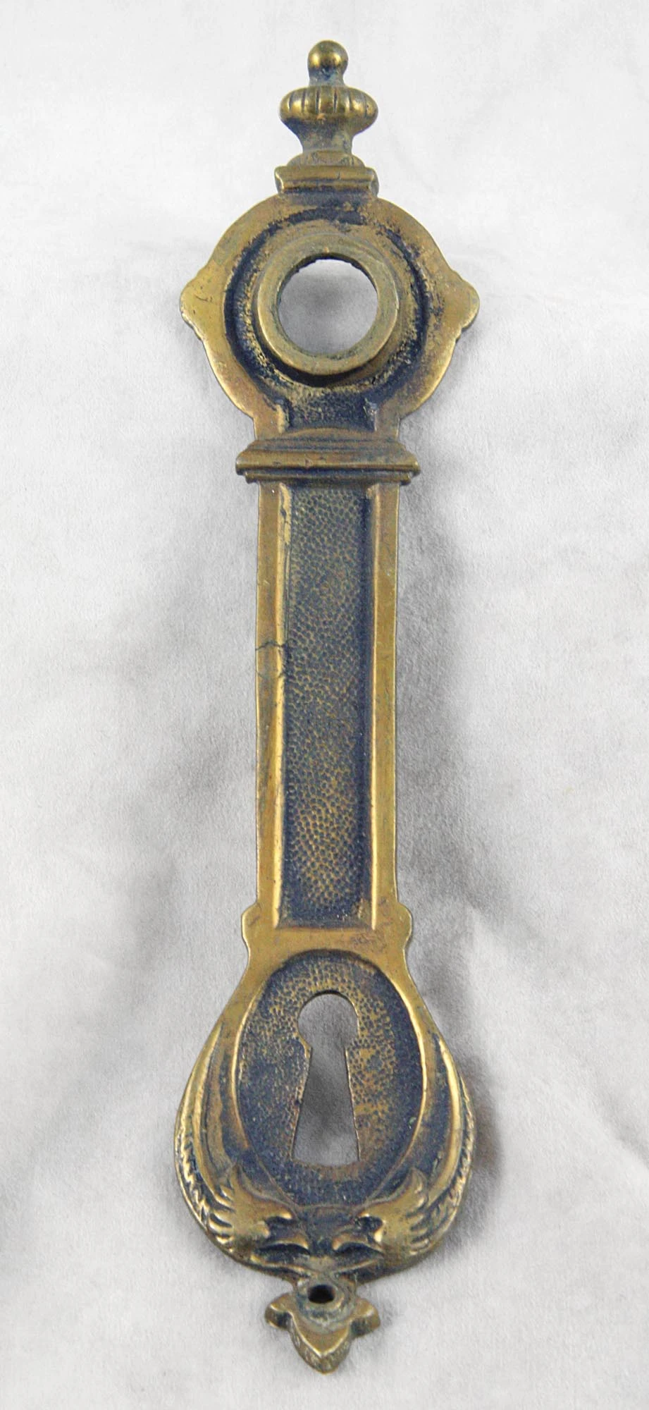 Antique Brass Lever With Matching Back Plate 5 Antique Brass Lever With Matching Back Plate - Image 3