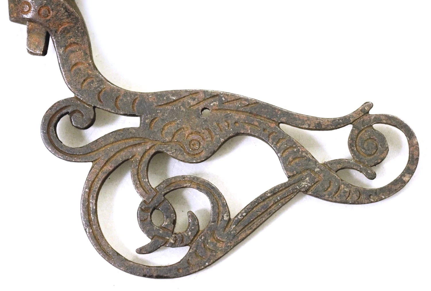 Victorian Wrought Iron Lever Door Knob Set 5 Victorian Wrought Iron Lever Door Knob Set - Image 3