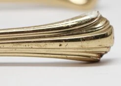 Pair Of Polished Brass French Lever Door Handles -OGT Sale Store levers for sale p263186
