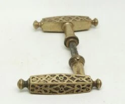 Gothic Bronze Lever Door Knob Set