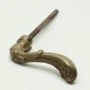 Ornate Single French Bronze Lever Knob