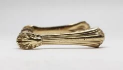 Pair Of Polished Brass French Lever Door Handles