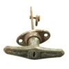 Worn Antique Bronze Lever Door Knob
