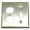 Modern Chrome Plated Switch & Dual Outlet Plug Plate Cover 2 Modern Chrome Plated Switch & Dual Outlet Plug Plate Cover -OGT Sale Store lighting electrical hardware modern chrome plated switch dual outlet plug plate cover l212170