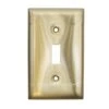 New Sierra Brushed Brass Toggle Switch Cover Wall Plate 2 New Sierra Brushed Brass Toggle Switch Cover Wall Plate -OGT Sale Store lighting electrical hardware new sierra brushed brass toggle switch cover wall plate q286330