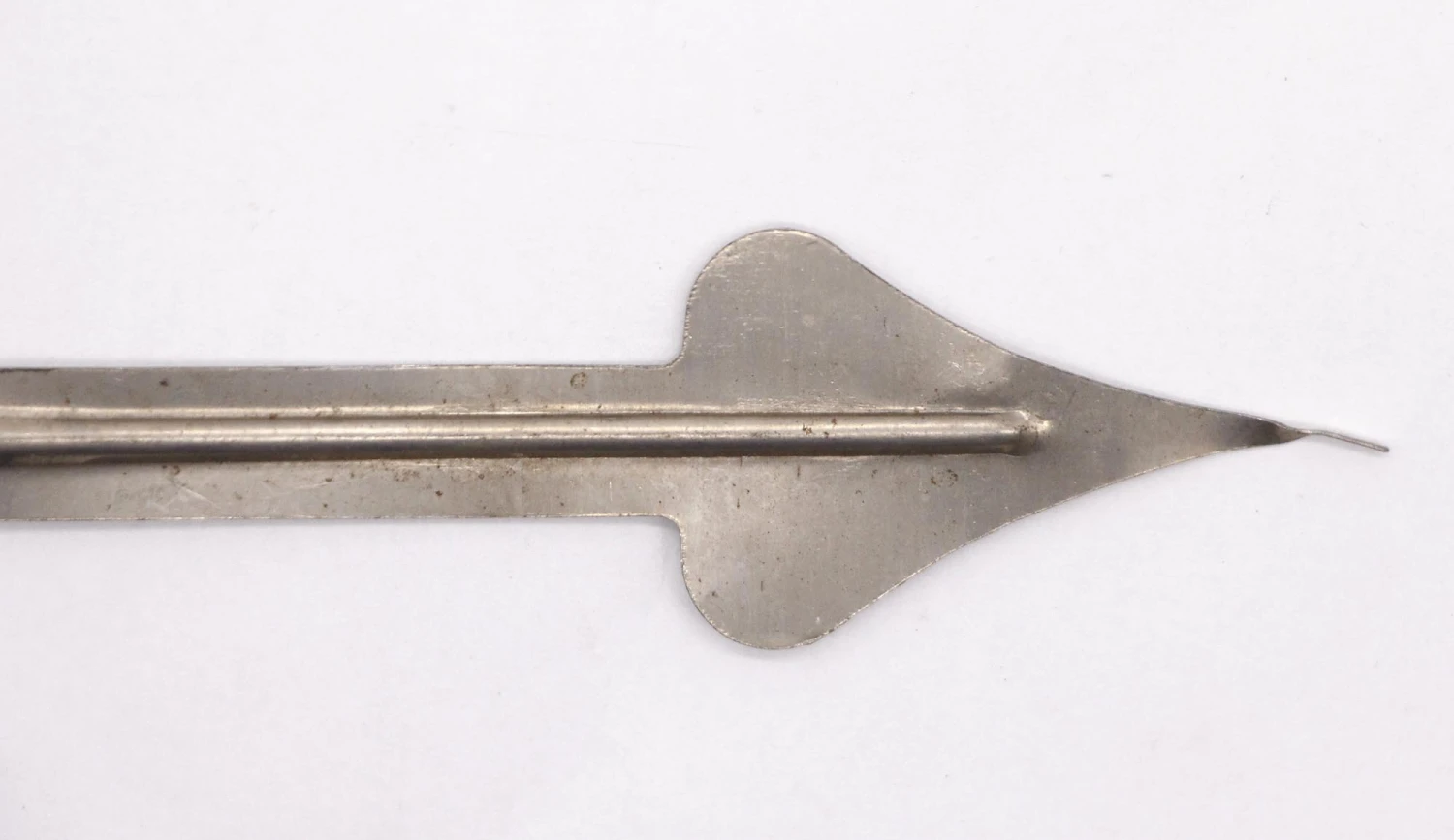 Vintage 7.25 In. Steel Temperature Gauge Arrow Dial 4 Vintage 7.25 In. Steel Temperature Gauge Arrow Dial - Image 2