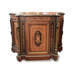 Antique Renaissance American Rosewood & Bronze Mounted Credenza