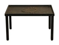 Beaded Wreath Iron Coffee Table