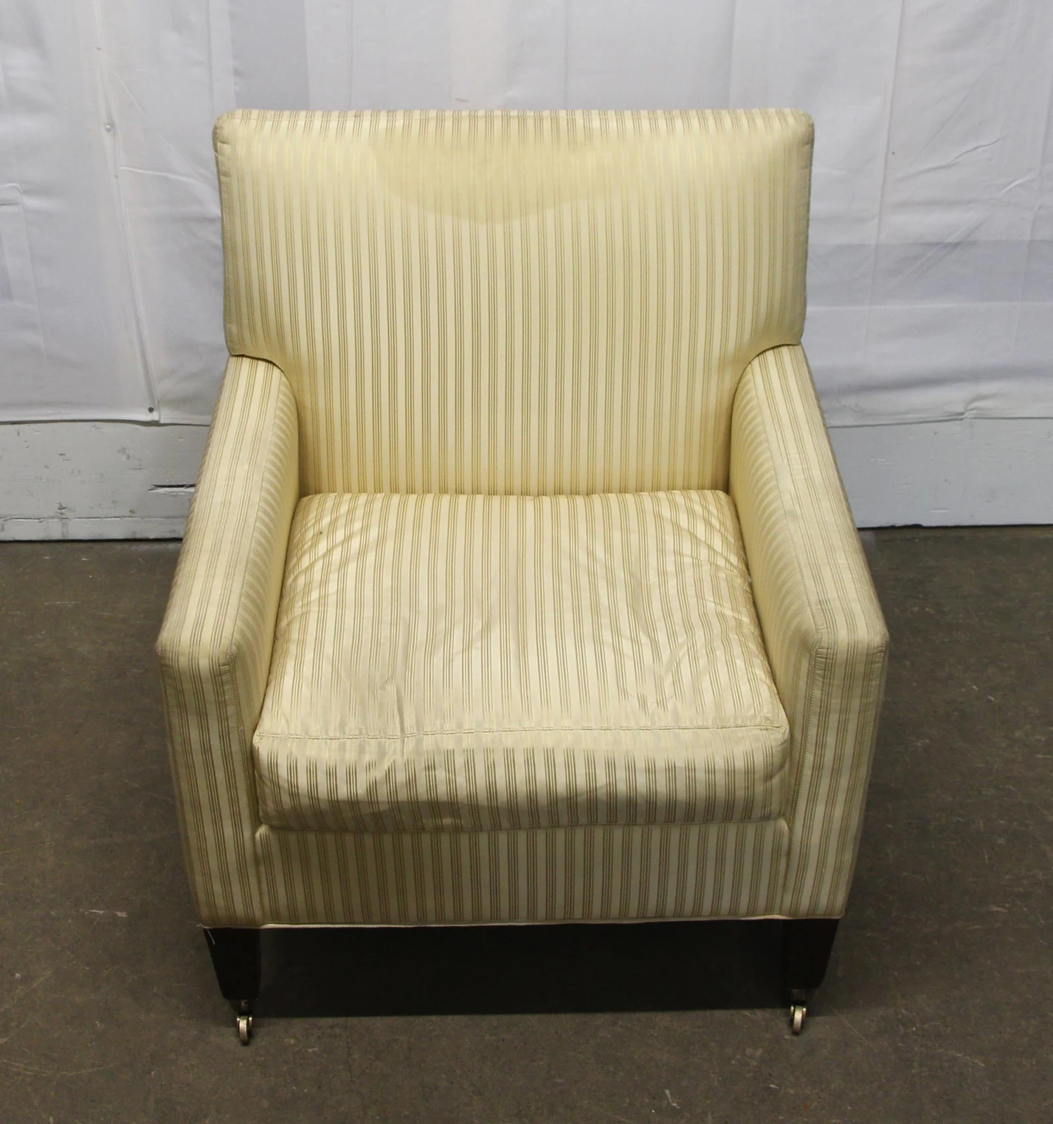 Striped Vintage Rotary Chair 5 Striped Vintage Rotary Chair - Image 3