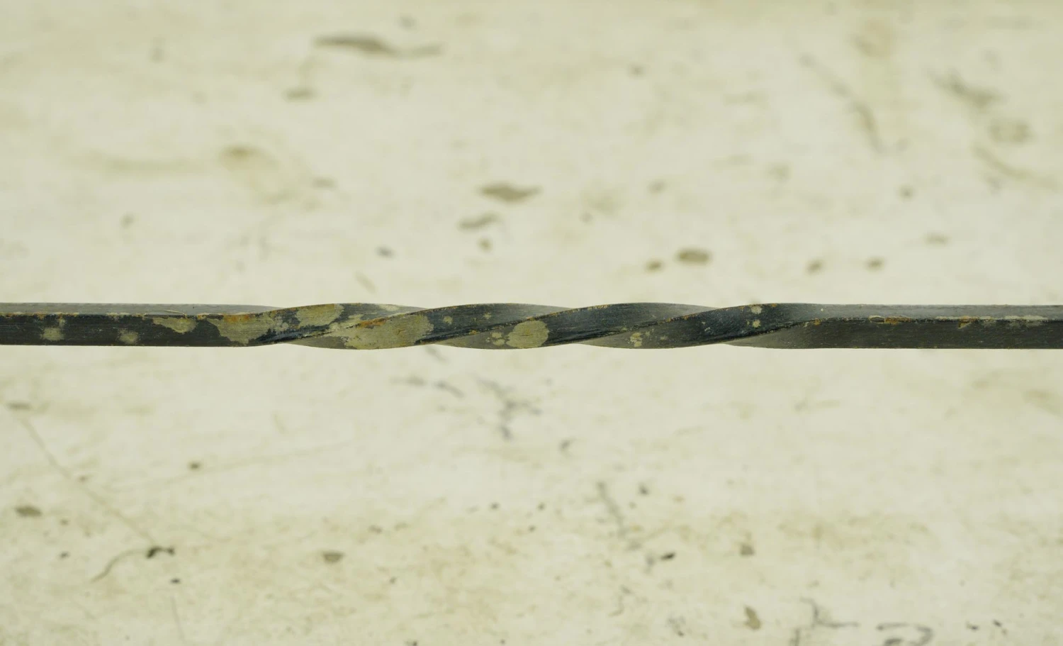 Vintage Glass & Wrought Iron Foliate Accent End Table 5 Vintage Glass & Wrought Iron Foliate Accent End Table - Image 3