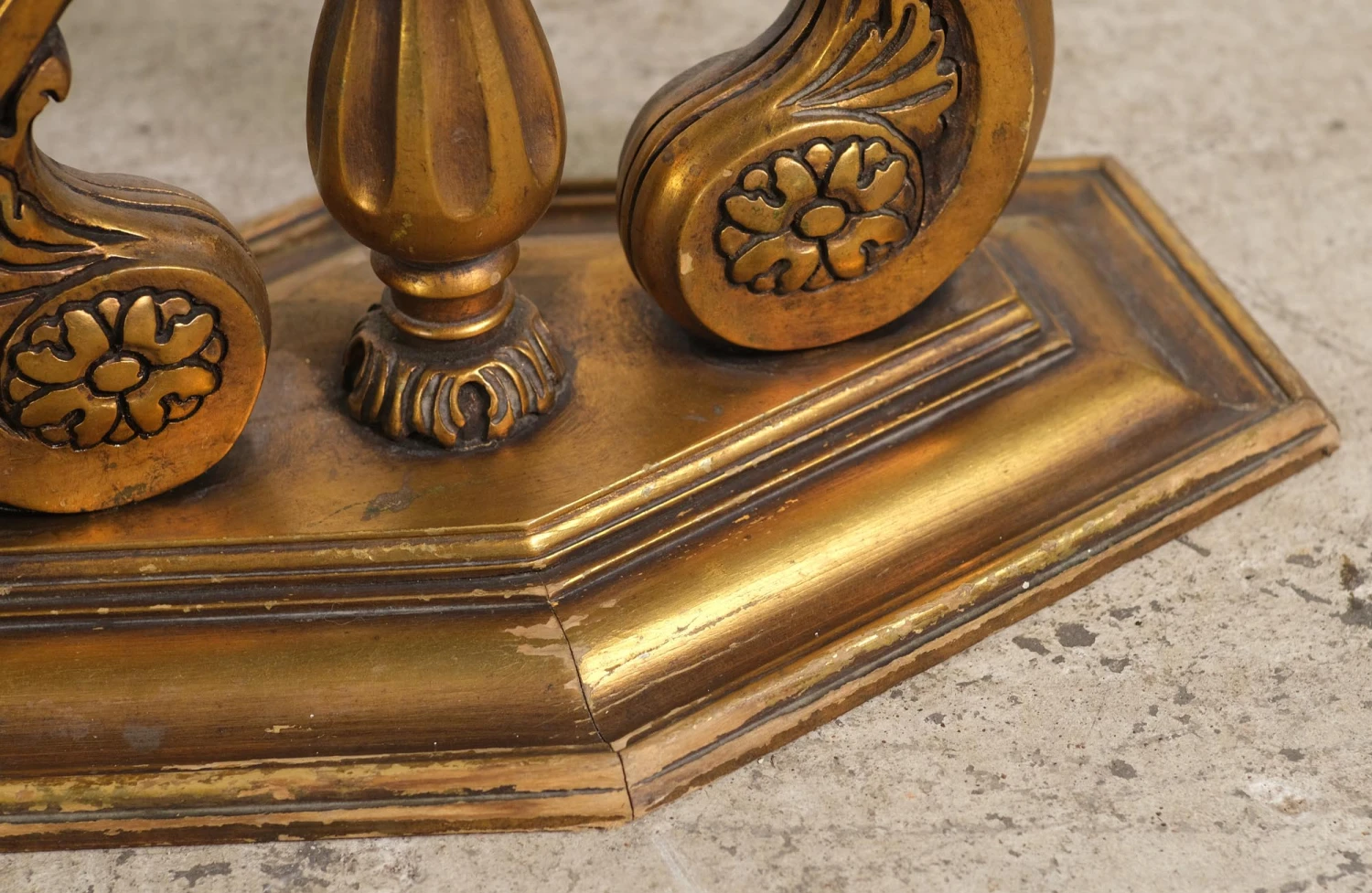 Pair Of Italian Mirror Topped Wood Side Tables 4 Pair Of Italian Mirror Topped Wood Side Tables - Image 2