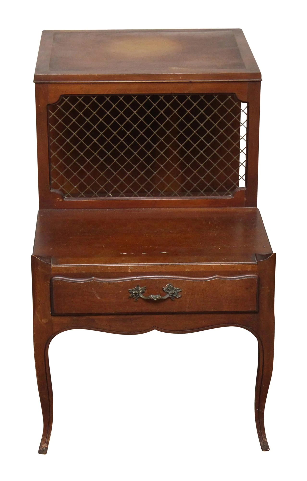 Pair Of Vintage Leather Top Side Tables 4 Pair Of Vintage Leather Top Side Tables - Image 2