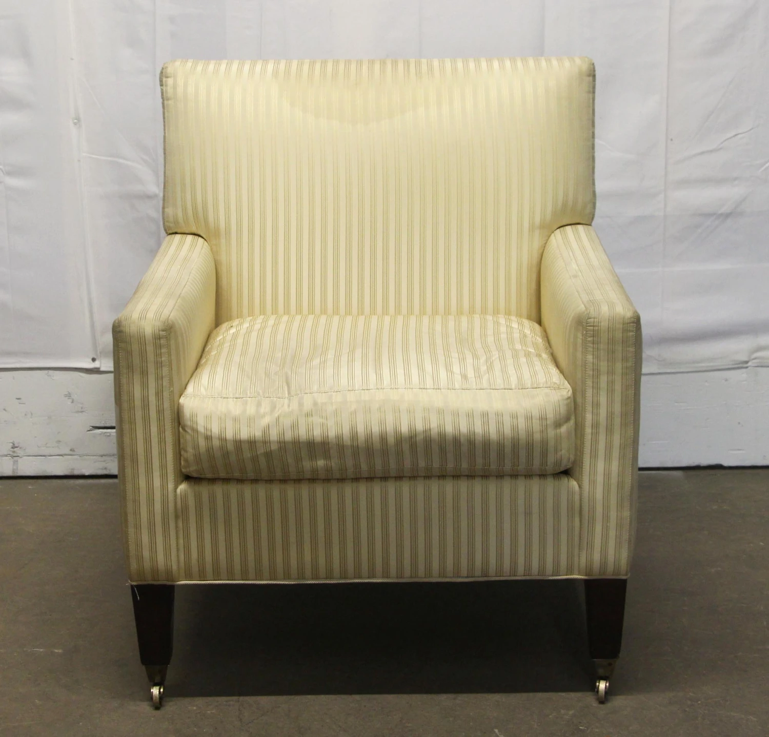 Striped Vintage Rotary Chair 4 Striped Vintage Rotary Chair - Image 2