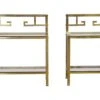 Pair Of Brass & Smoked Glass Art Deco Sofa End Tables 2 Pair Of Brass & Smoked Glass Art Deco Sofa End Tables -OGT Sale Store living room pair of brass smoked glass art deco sofa end tables 21bel10629