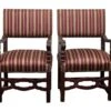 Pair Of Striped Chairs 1 Pair Of Striped Chairs -OGT Sale Store living room pair of striped chairs n243771