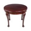 Vintage 35 In. Round Mahogany Side Accent Table 2 Vintage 35 In. Round Mahogany Side Accent Table -OGT Sale Store living room vintage 35 in round mahogany side accent table q275160