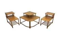 Vintage Heywood Wakefield 3 Piece End Table Set