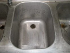 Reclaimed 8 Ft. Four Bay Stainless Steel Bar Sink -OGT Sale Store m215454 11