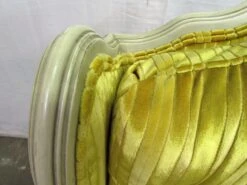 Pair Of Yellow Velvet French Provincial Parlor Chairs 27 Pair Of Yellow Velvet French Provincial Parlor Chairs -OGT Sale Store m215638 12