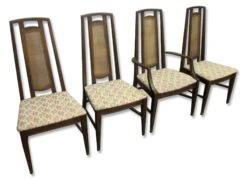 Set Of 4 Mid Century High Back Chairs -OGT Sale Store m215661 07