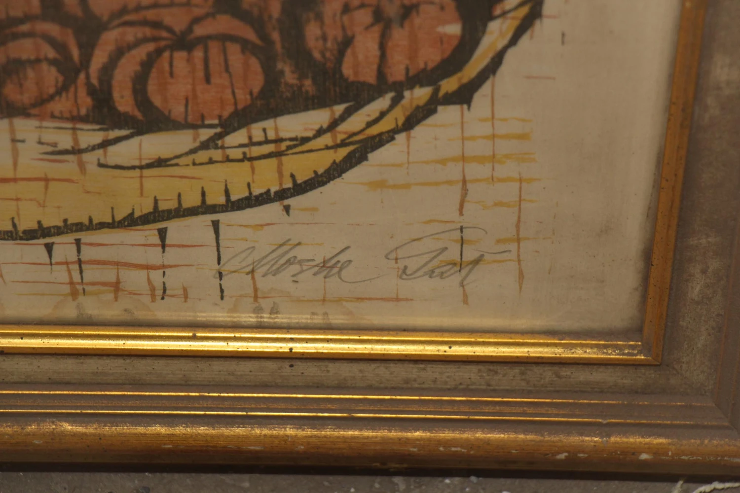 1970s Framed Print Of Elderly Women With Fruit 6 1970s Framed Print Of Elderly Women With Fruit - Image 4