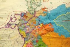 Antique Deutschland Germany Wall School Map 14 Antique Deutschland Germany Wall School Map -OGT Sale Store m216075 04