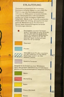 Antique Deutschland Germany Wall School Map 16 Antique Deutschland Germany Wall School Map -OGT Sale Store m216075 06