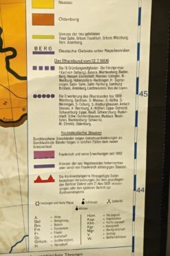 Antique Deutschland Germany Wall School Map 17 Antique Deutschland Germany Wall School Map -OGT Sale Store m216075 07