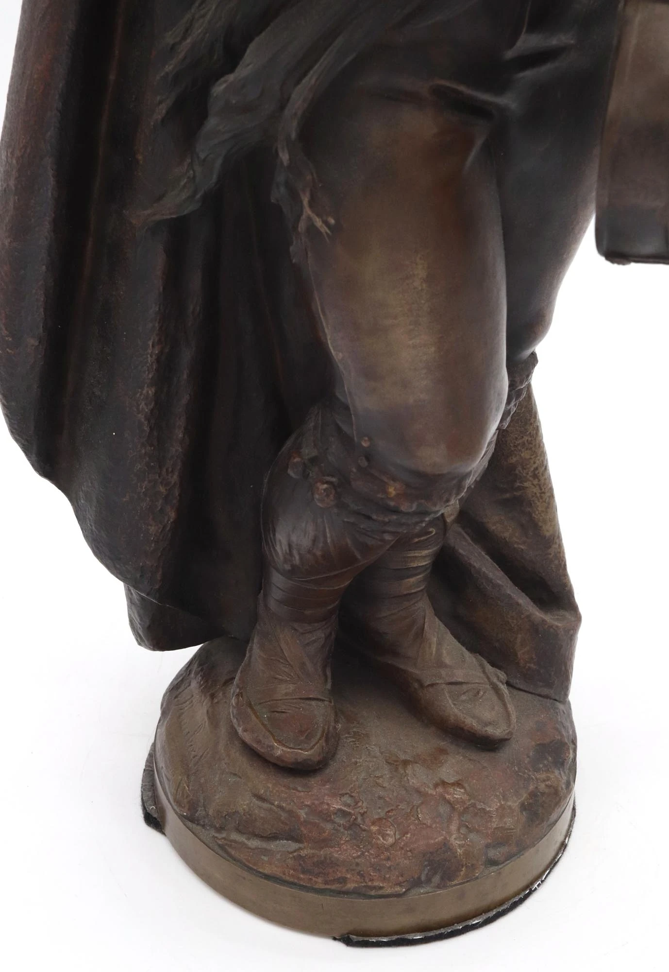 19th Century Violin Player In Bronze By Adolph Maubach 11 19th Century Violin Player In Bronze By Adolph Maubach - Image 9