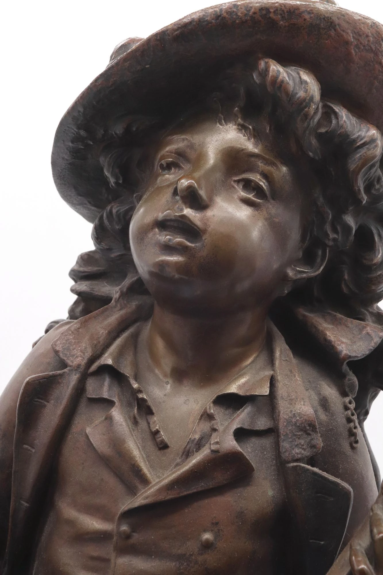 19th Century Violin Player In Bronze By Adolph Maubach 14 19th Century Violin Player In Bronze By Adolph Maubach - Image 12