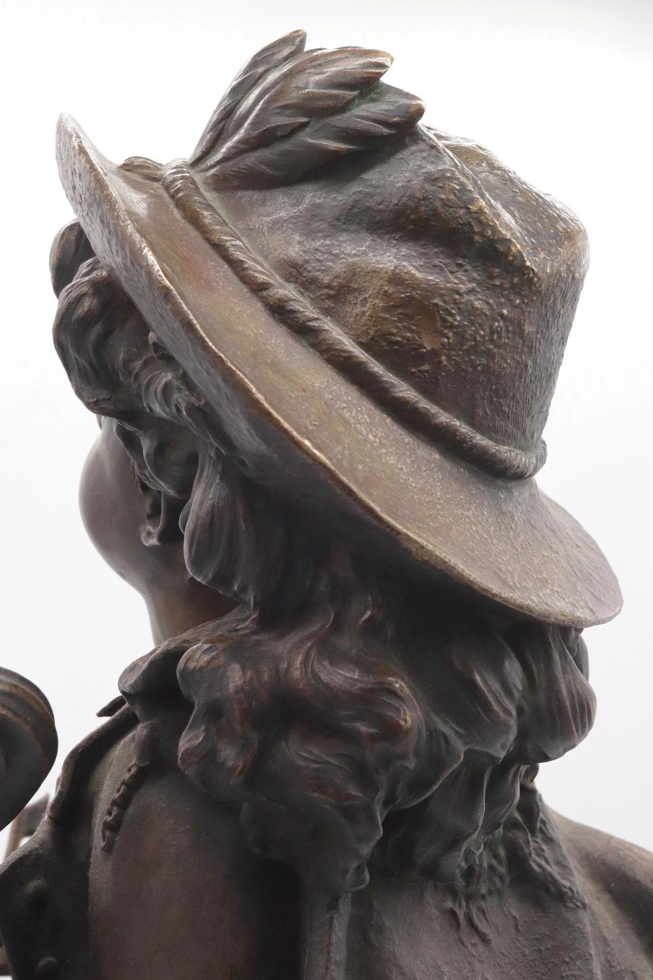 19th Century Violin Player In Bronze By Adolph Maubach 15 19th Century Violin Player In Bronze By Adolph Maubach - Image 13