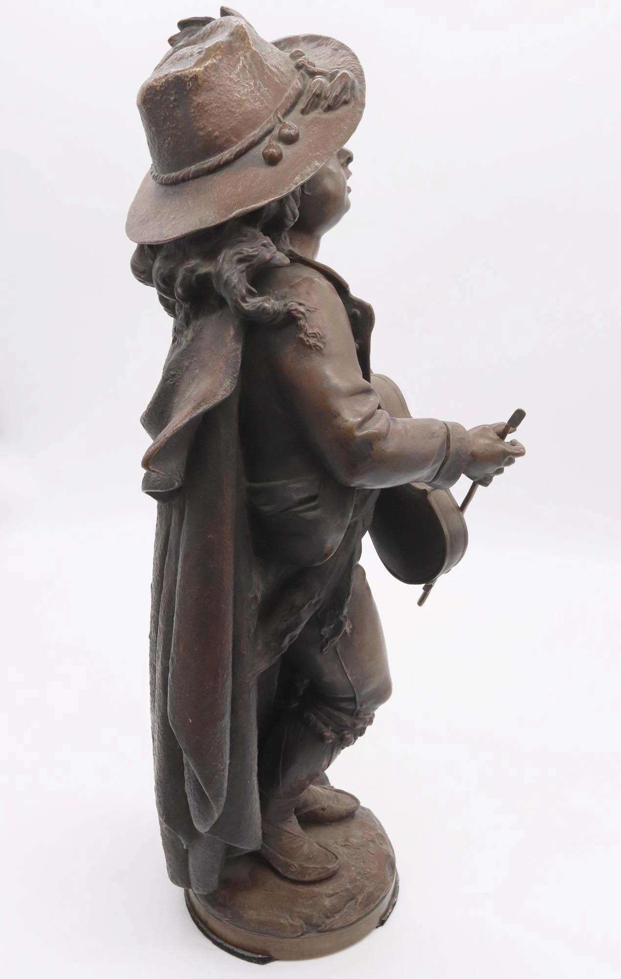 19th Century Violin Player In Bronze By Adolph Maubach 16 19th Century Violin Player In Bronze By Adolph Maubach - Image 14
