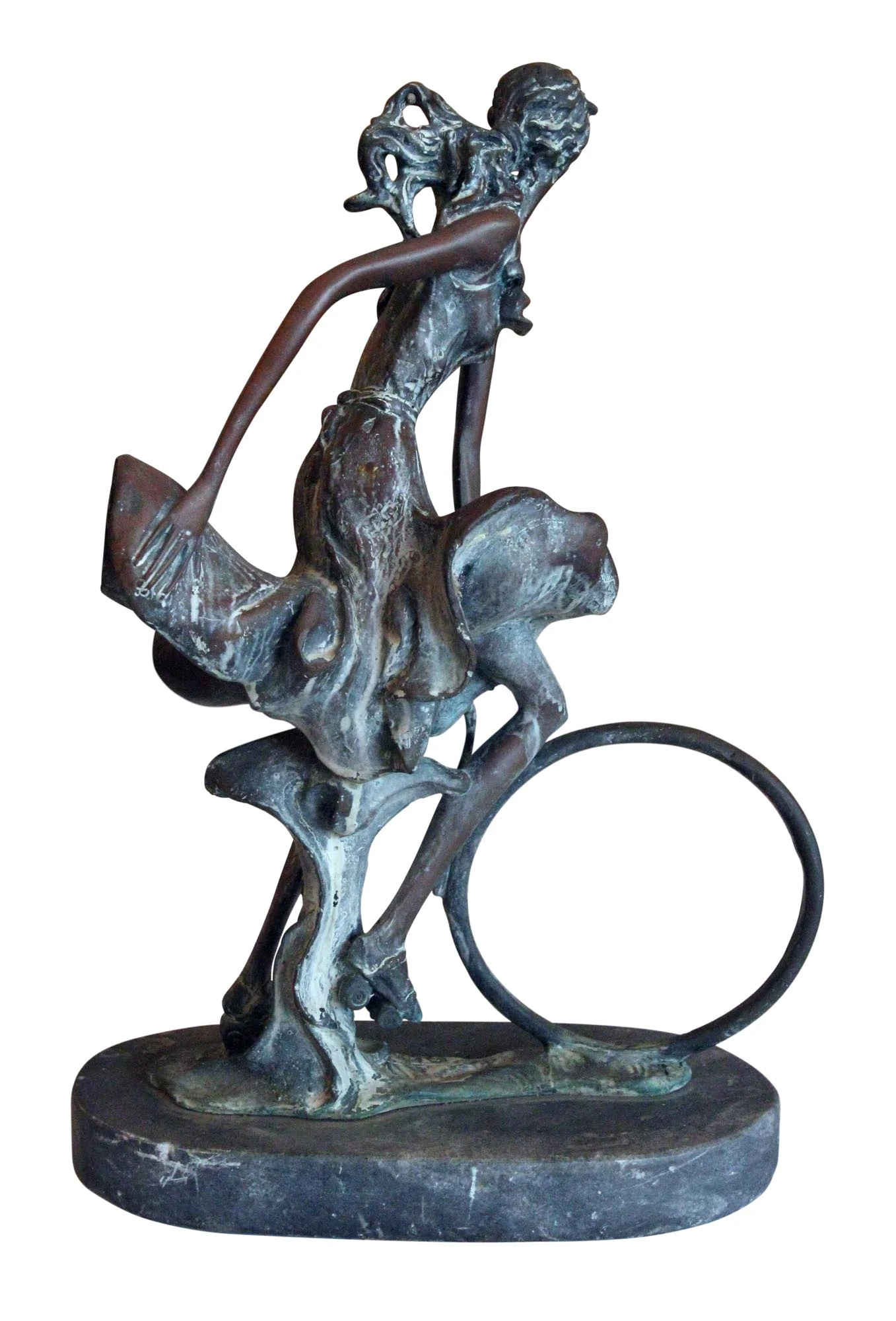 Bronze Woman Sculpture By Louis Icart 8 Bronze Woman Sculpture By Louis Icart - Image 6