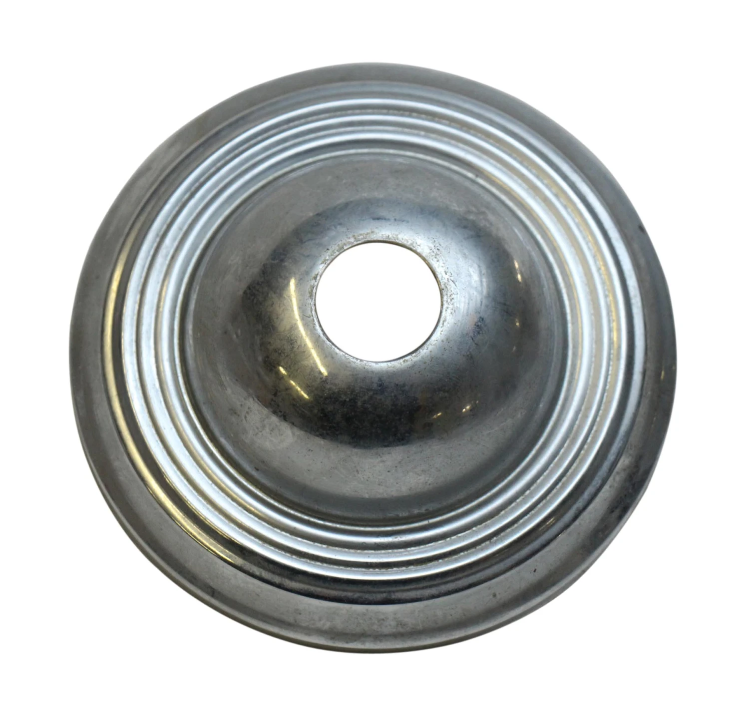 Art Deco 5 Arm Chrome Slip Shade Chandelier 11 Art Deco 5 Arm Chrome Slip Shade Chandelier - Image 9