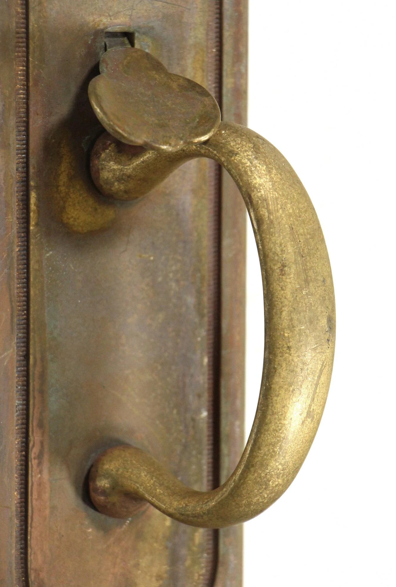 Antique Victorian 14.25 In. Bronze Entry Door Pull 6 Antique Victorian 14.25 In. Bronze Entry Door Pull - Image 4