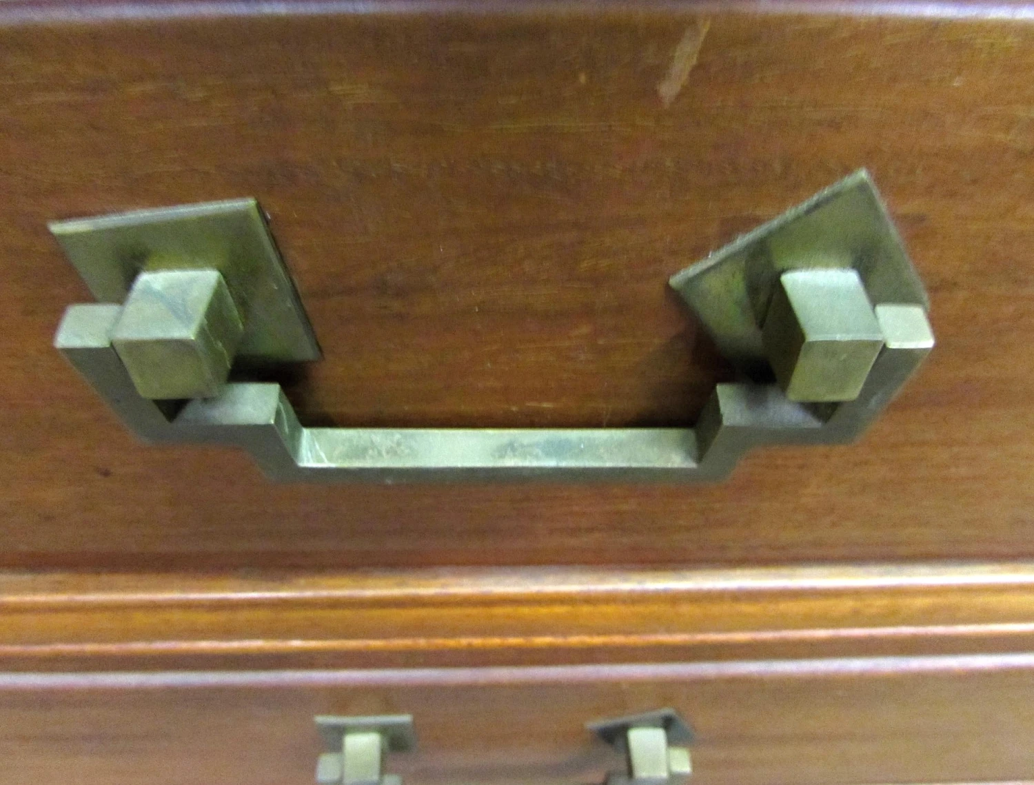 Pair Of Reproduction 1950s Solid Wood Nightstands 6 Pair Of Reproduction 1950s Solid Wood Nightstands - Image 4