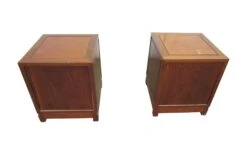 Pair Of Reproduction 1950s Solid Wood Nightstands 17 Pair Of Reproduction 1950s Solid Wood Nightstands -OGT Sale Store m217985 07