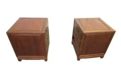 Pair Of Reproduction 1950s Solid Wood Nightstands 18 Pair Of Reproduction 1950s Solid Wood Nightstands -OGT Sale Store m217985 08