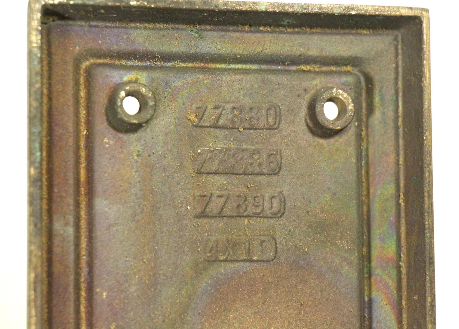 Pair Of 16 In. Bronze Corbin Door Push Plates 6 Pair Of 16 In. Bronze Corbin Door Push Plates - Image 4